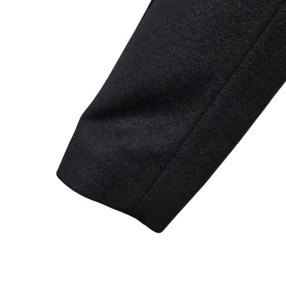 Lauren Ralph Lauren Women Double Breasted Wool Blend SZ 8 Black Peacoat Capsule - Picture 7 of 11